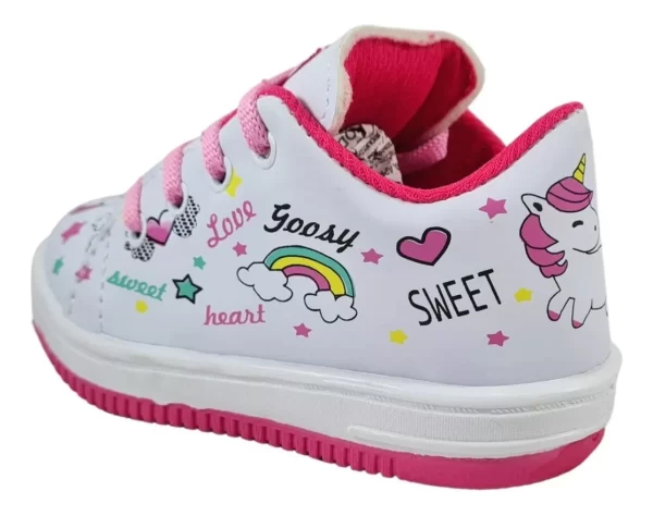 Zapatillas De Bebes Nenas Unicornios Arco Iris Del 18 Al 26 - Imagen 4