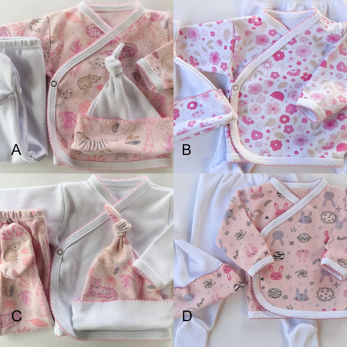 Conjunto Para Recién Nacido Set De Batita, Ranita Y Gorrito - Imagen 5