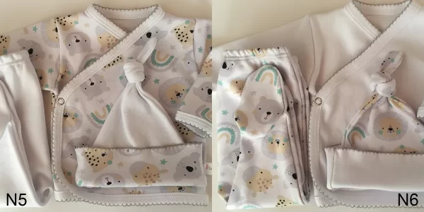 Conjunto Para Recién Nacido Set De Batita, Ranita Y Gorrito - Imagen 2