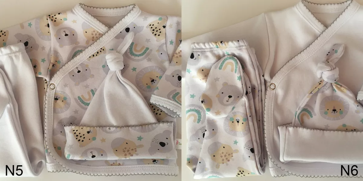 Conjunto Para Recién Nacido Set De Batita, Ranita Y Gorrito - Imagen 2