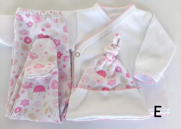 Conjunto Para Recién Nacido Set De Batita, Ranita Y Gorrito - Imagen 4