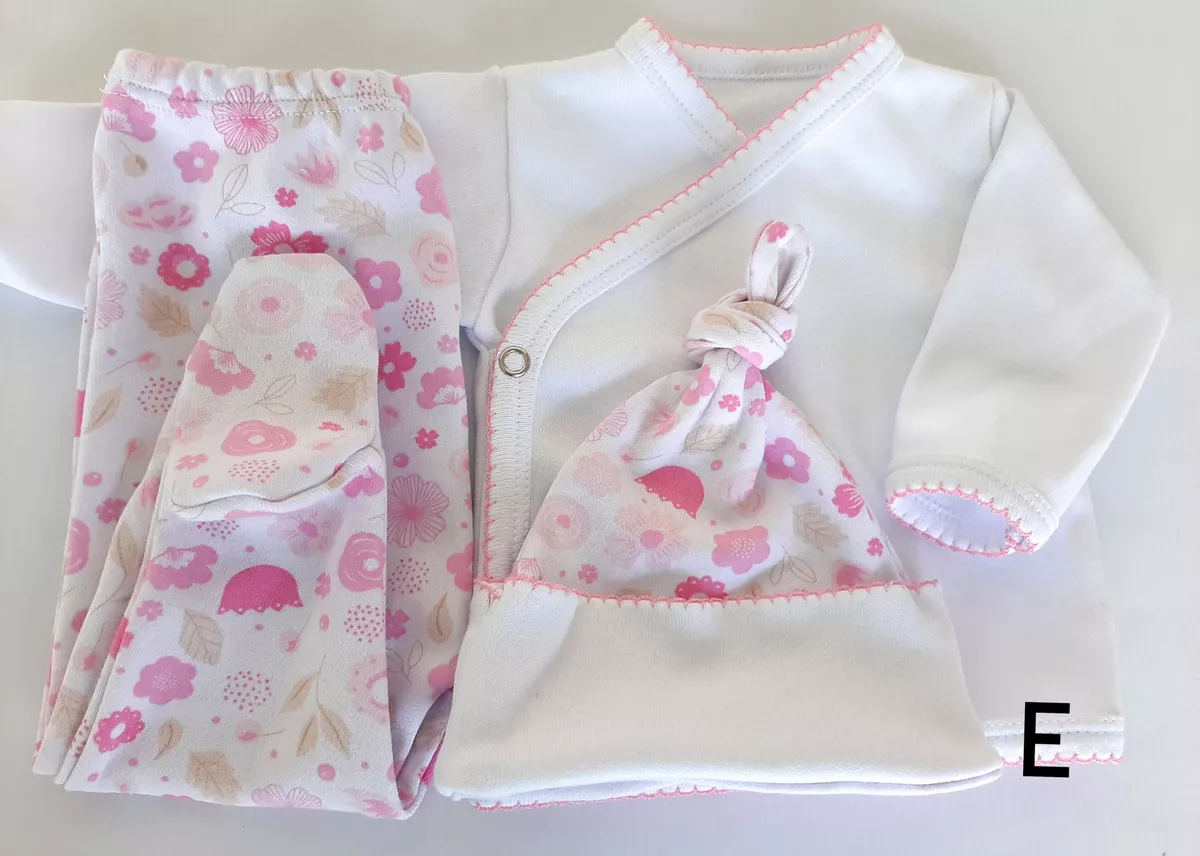 Conjunto Para Recién Nacido Set De Batita, Ranita Y Gorrito - Imagen 4