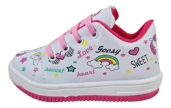 Zapatillas De Bebes Nenas Unicornios Arco Iris Del 18 Al 26